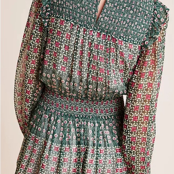 Anthropologie Rhiannon Floral Mini Dress - Picture 2 of 12